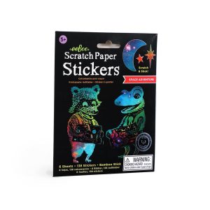 eeBoo – Space Adventure Scratch Paper Stickers