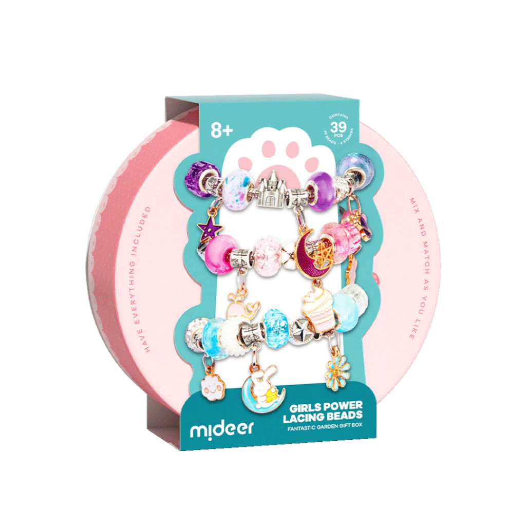 Mideer – Girls Power Lacing Beads – Fantastic Garden Gift Box