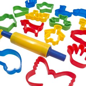 Greenbean – Large Cookie Cutter & Rolling Pin Set – 17pcs