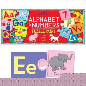 Alphabet & Numbers Puzzle Pairs