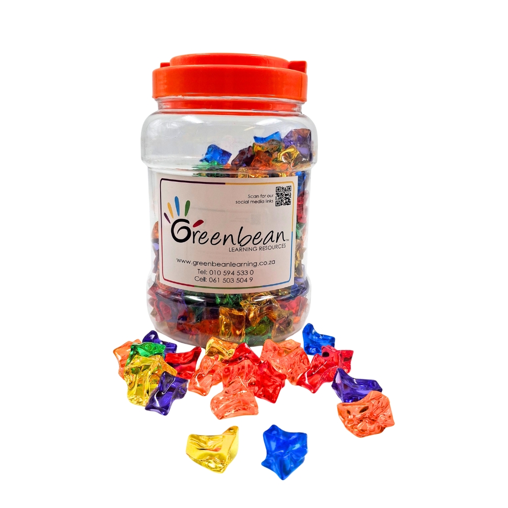 Greenbean – Translucent Gems – Sensory Math Manipulatives – 216pcs