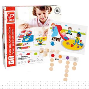 Hape – Home Education – Find and Count Colours – 53pcs