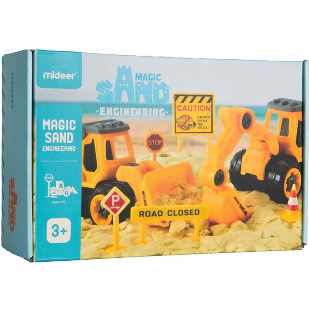 Mideer – Beach & Sand Toy Set – Construction Site – 12 Pieces