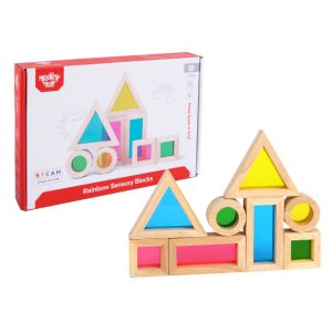 TookyToy – Rainbow Sensory Blocks