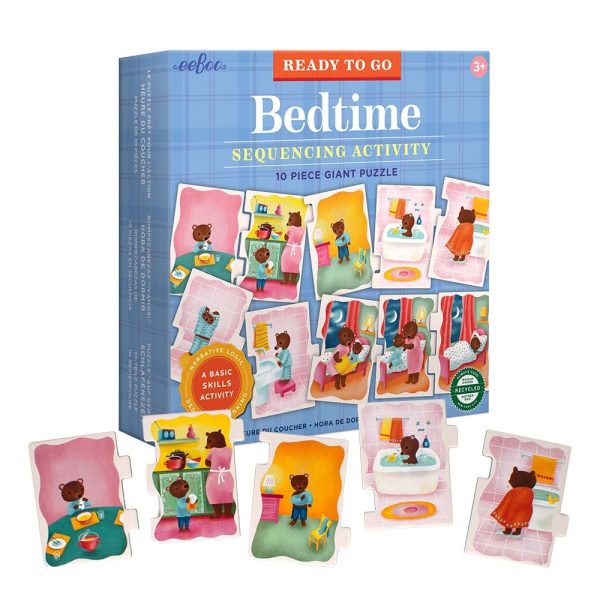 eeBoo – Ready to Go 10 Piece Giant Puzzle – Bedtime